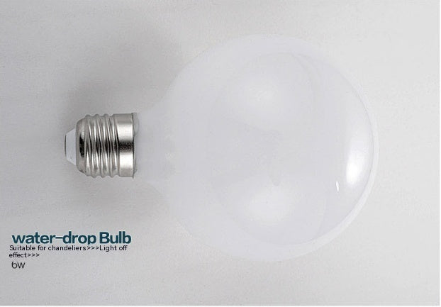 Milky White LED Glass Bulb Warm White Light Source