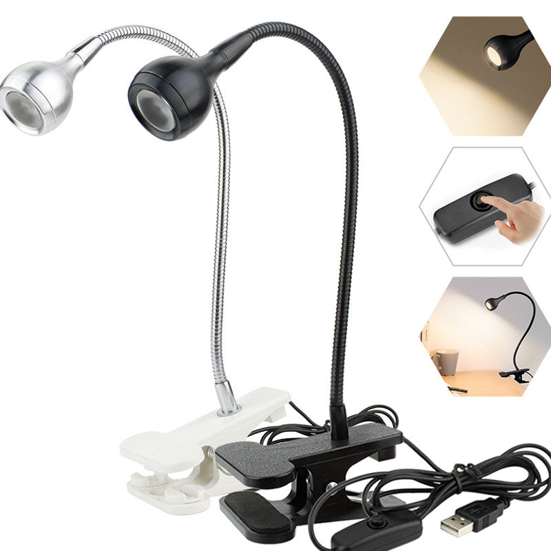 USB Clip Computer Keyboard LED Night Light