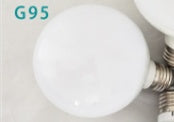 Milky White LED Glass Bulb Warm White Light Source