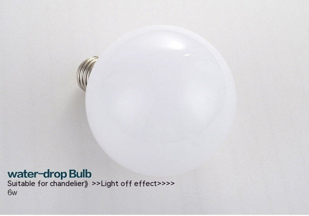 Milky White LED Glass Bulb Warm White Light Source