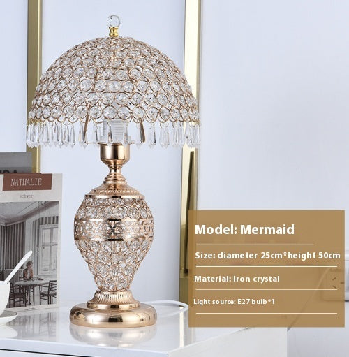 Luxurious Crystal Lights Romantic Bedroom Lighting
