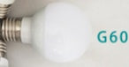 Milky White LED Glass Bulb Warm White Light Source